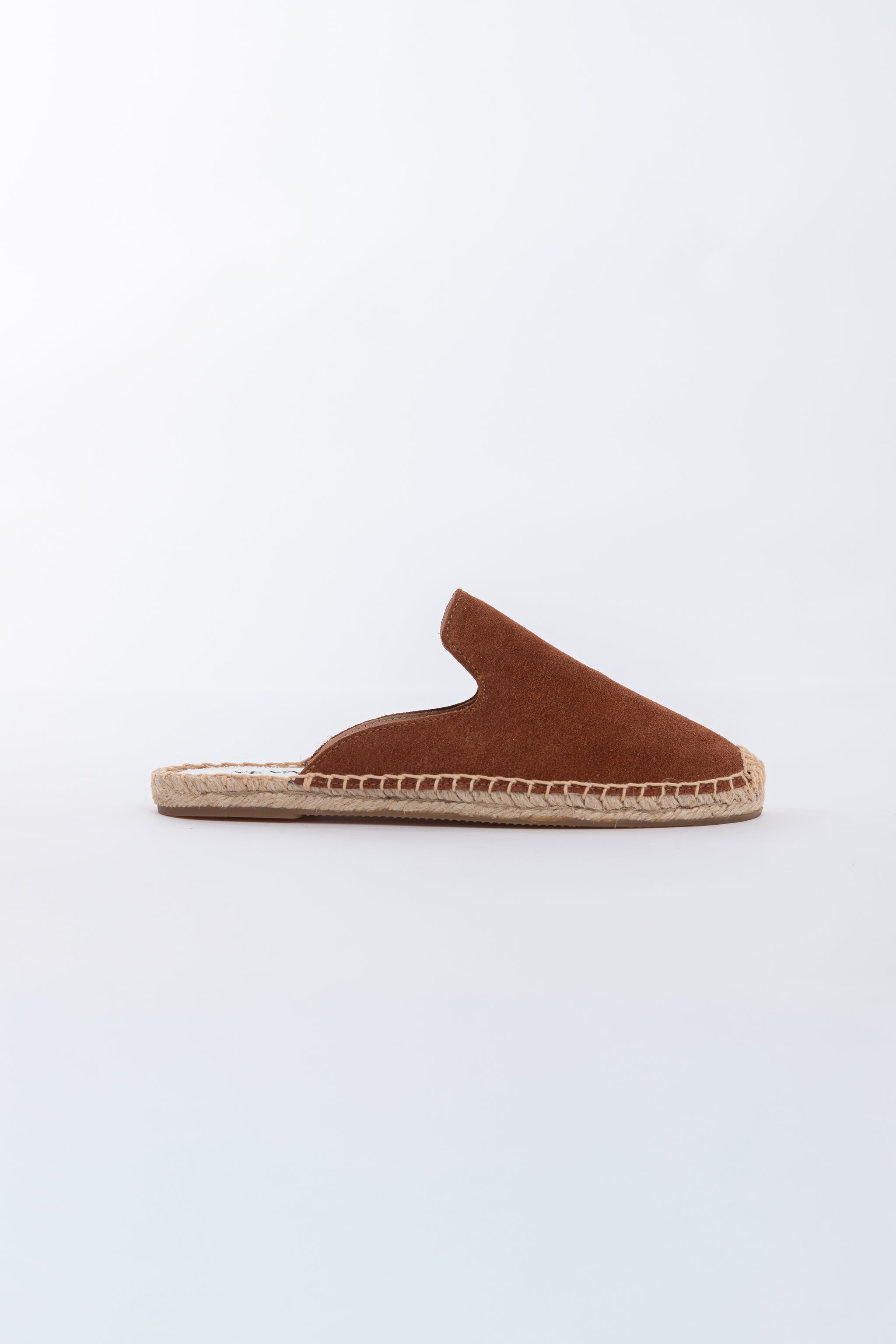 Suede Mules Espadrilles - Terracotta