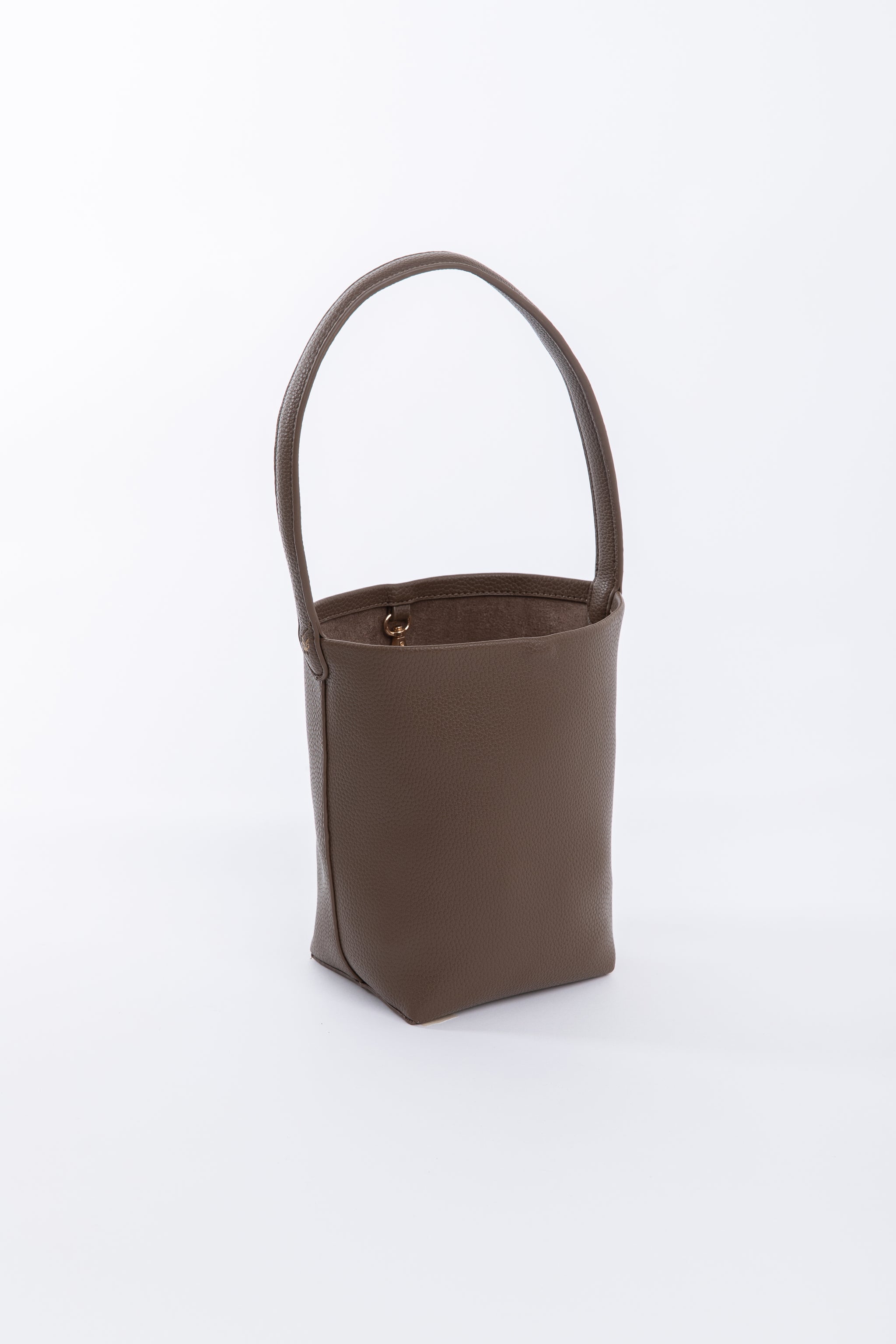 Hei Bucket Bag Leather - Taupe