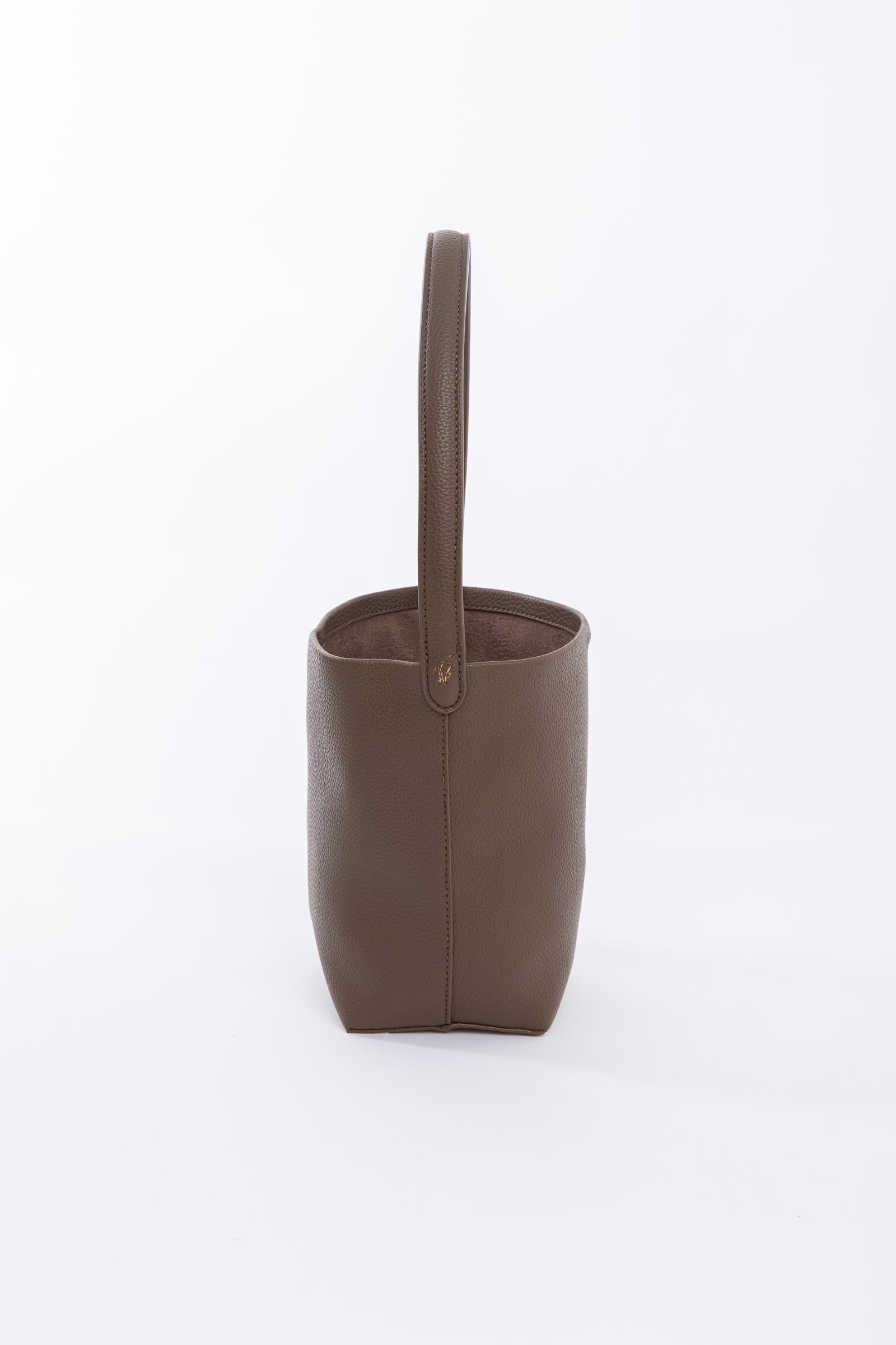 Hei Bucket Bag Leather - Taupe