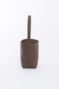 Hei Bucket Bag Leather - Taupe