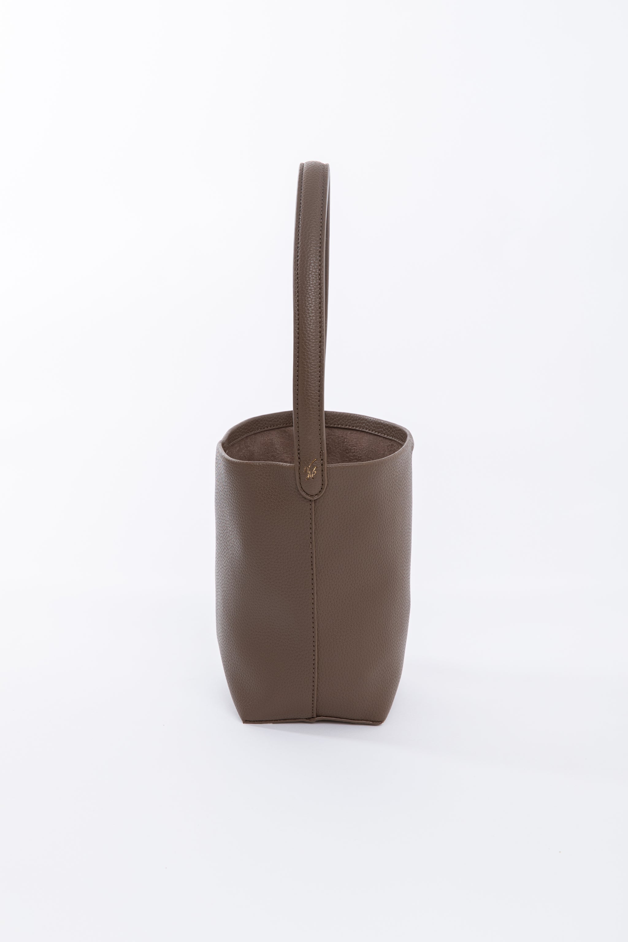Hei Bucket Bag Leather - Taupe