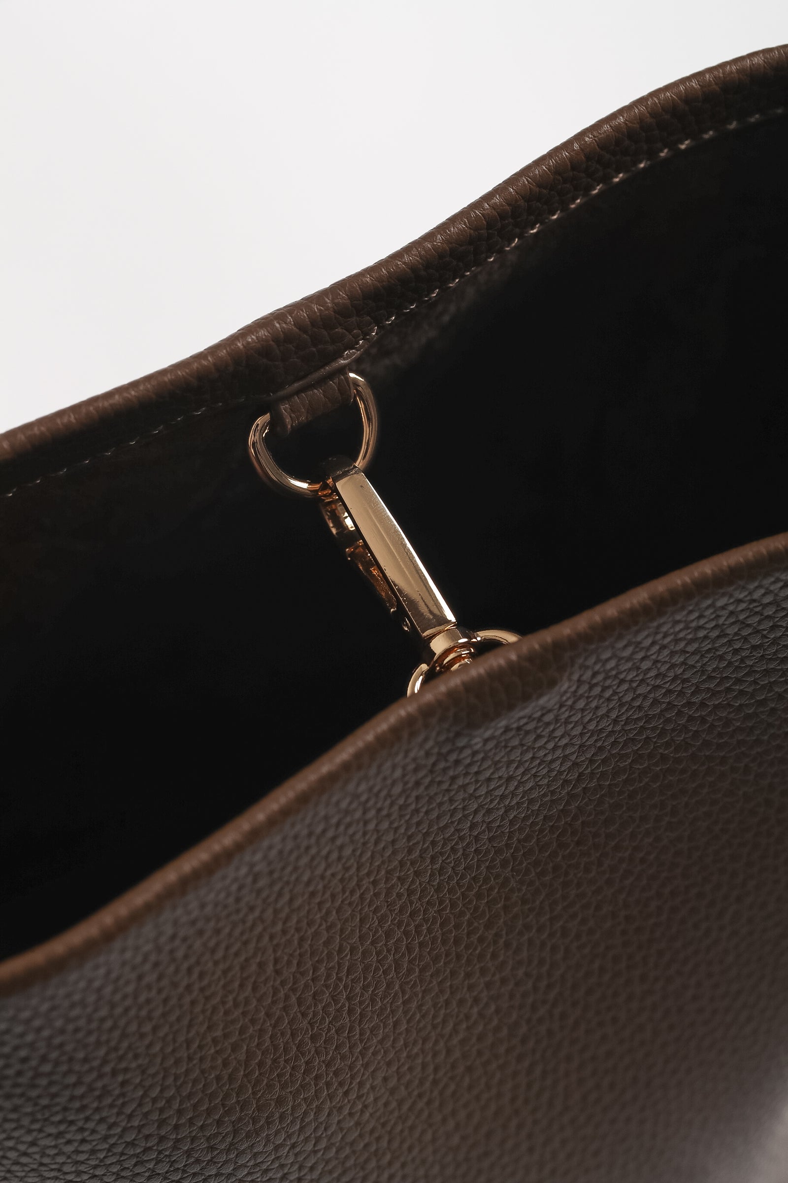 Hei Bucket Bag Leather - Taupe