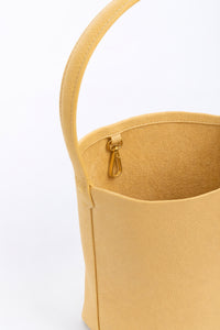Hei Bucket Bag Leather - Butter Yellow
