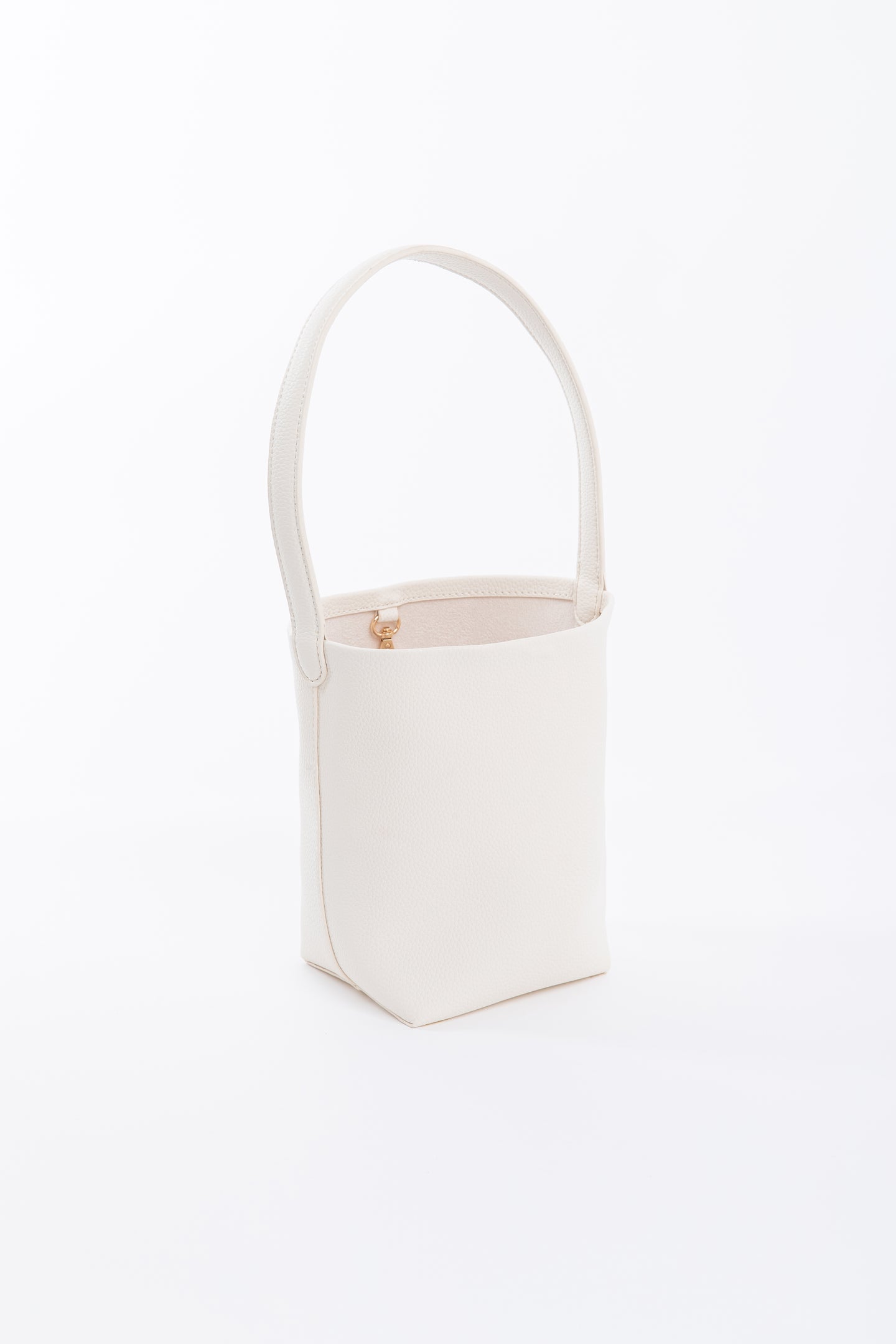 Hei Bucket Bag Leather - White