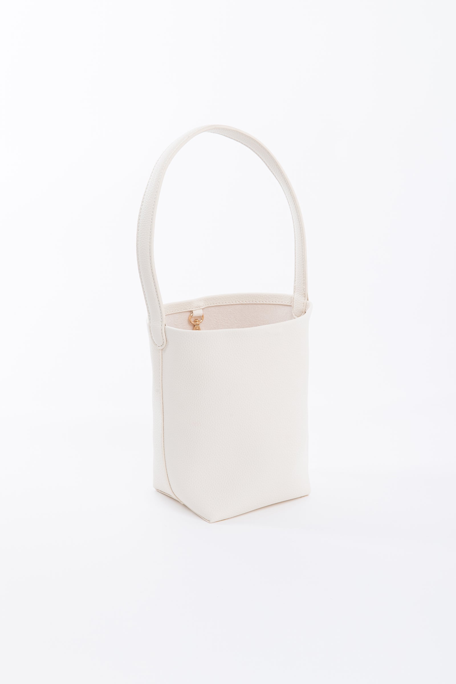 Hei Bucket Bag Leather - White