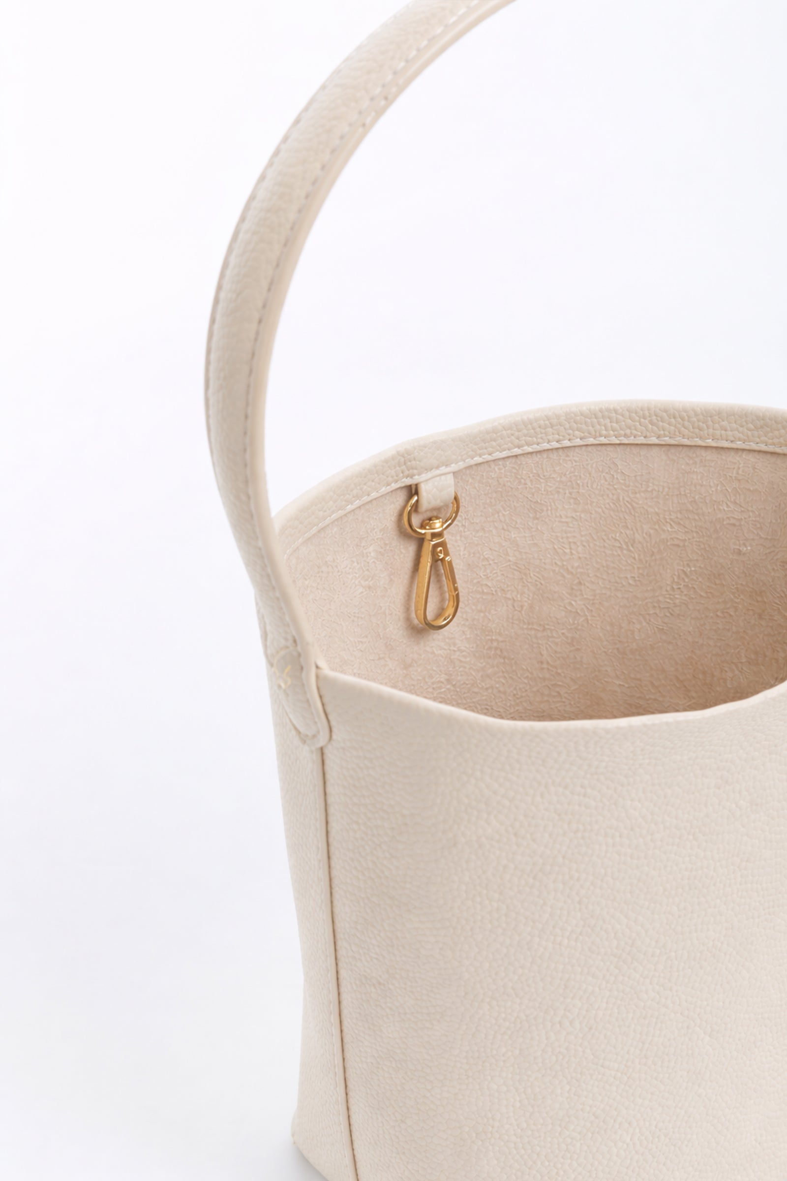 Hei Bucket Bag Leather - White
