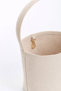 Hei Bucket Bag Leather - White