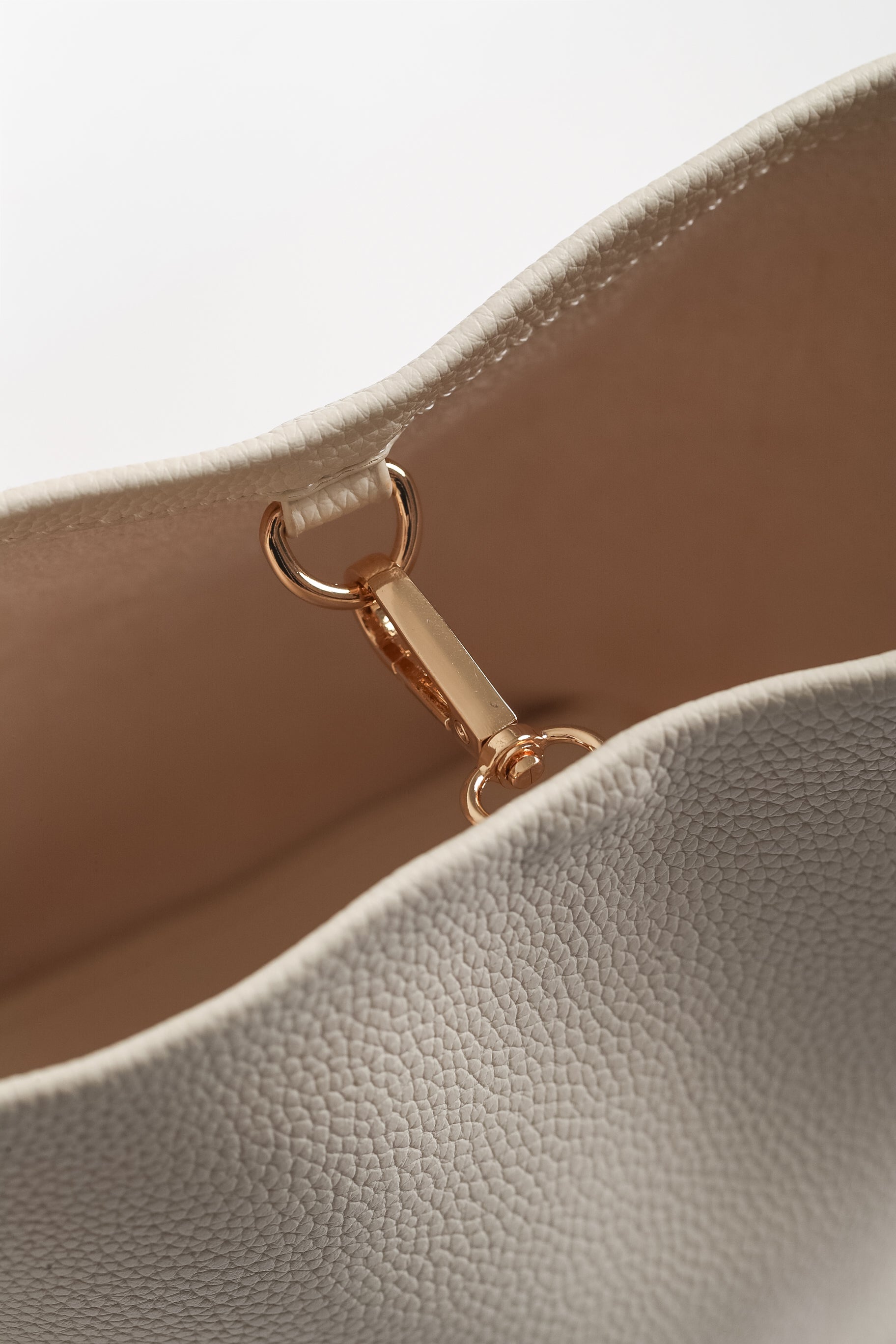 Hei Bucket Bag Leather Large - White
