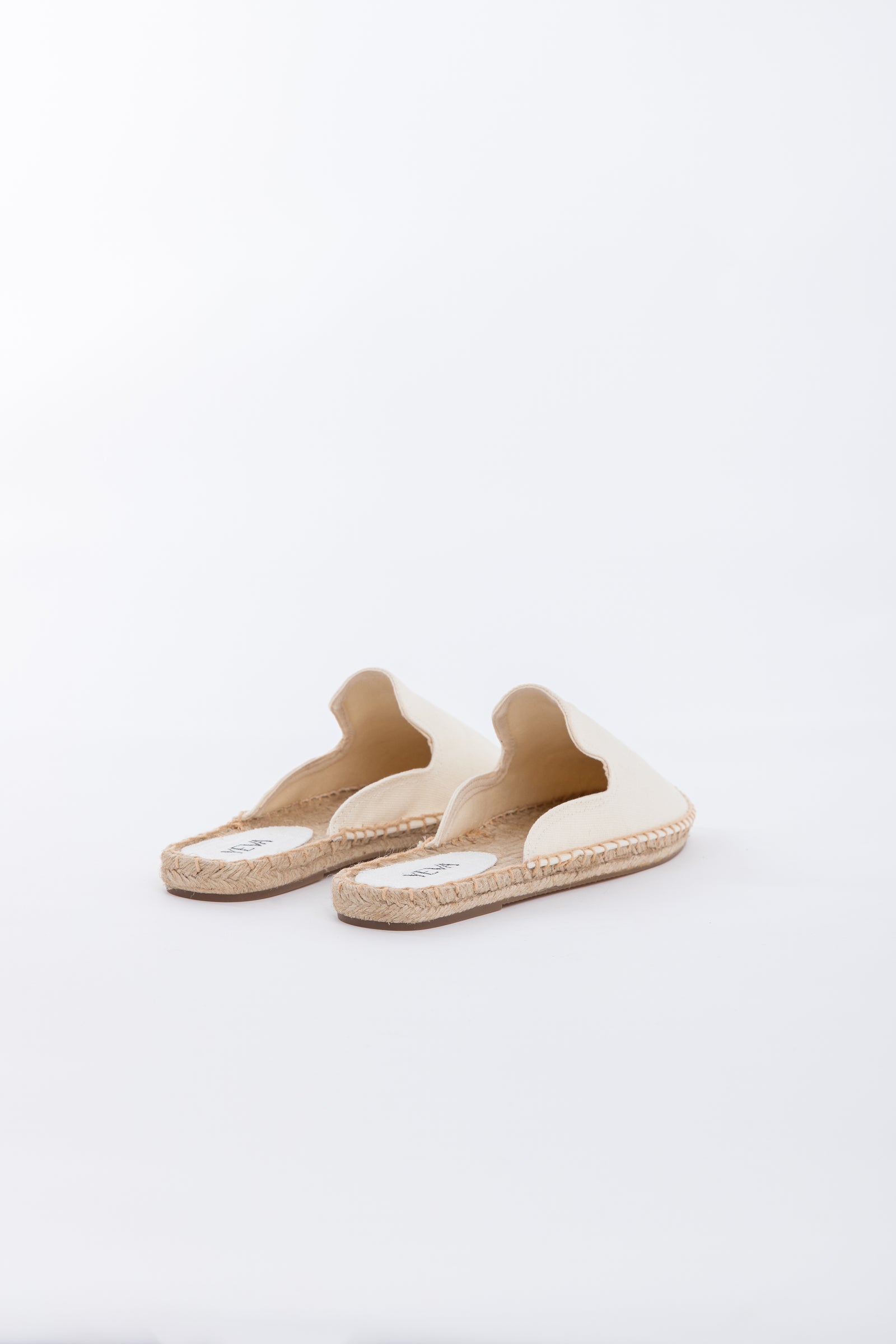 Canvas Mules Espadrilles - Off White