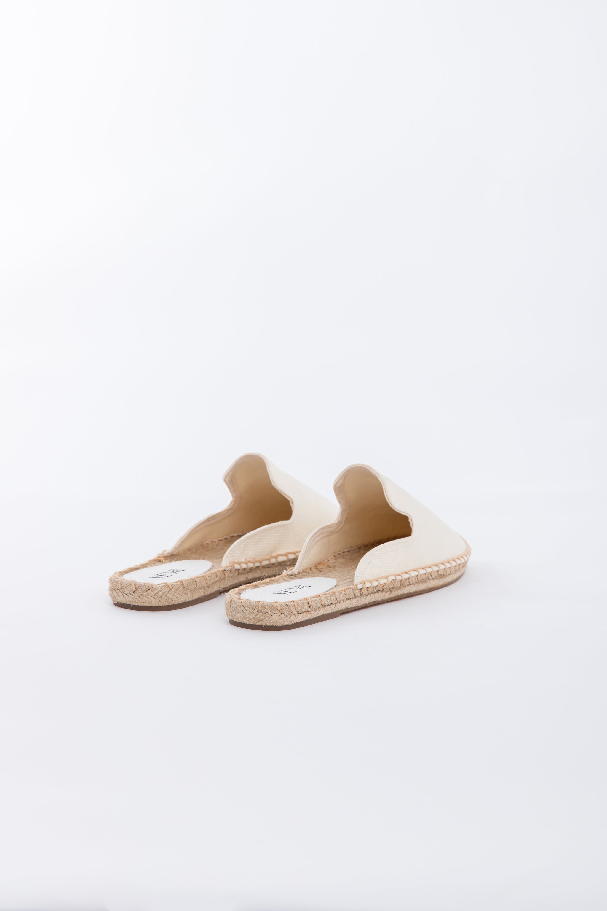 Canvas Mules Espadrilles - Off White