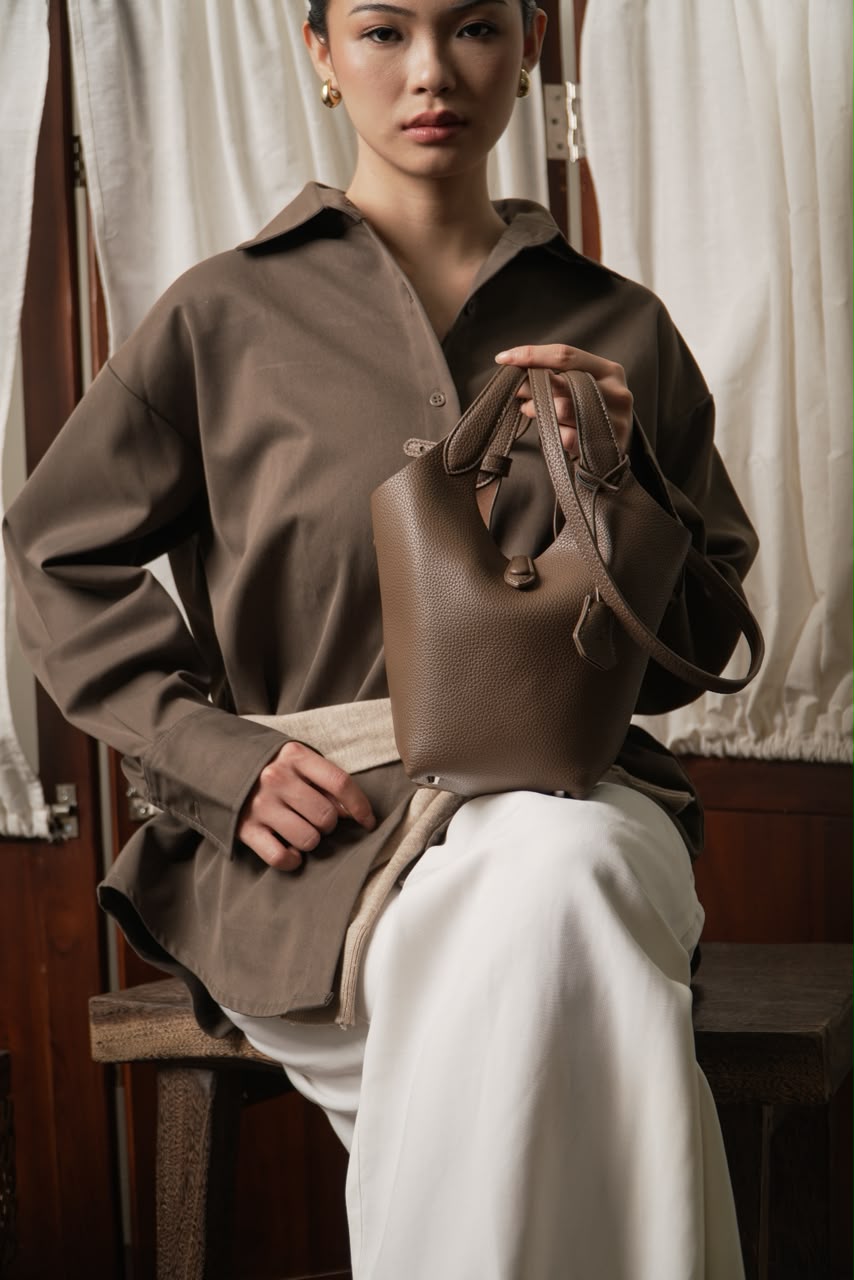 Arlo Bag Leather - Taupe