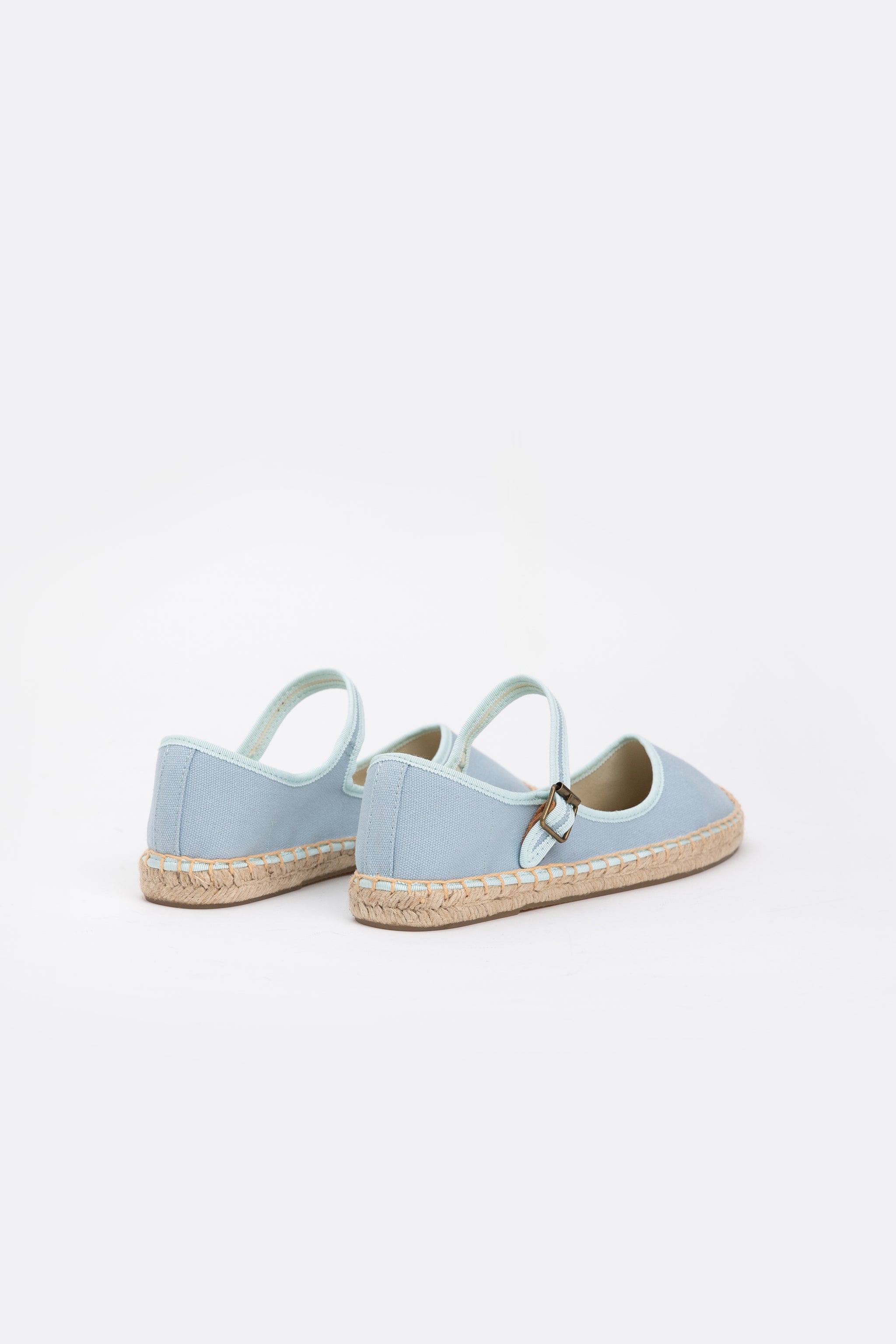 Ballerina Canvas Espadrilles - Baby Blue