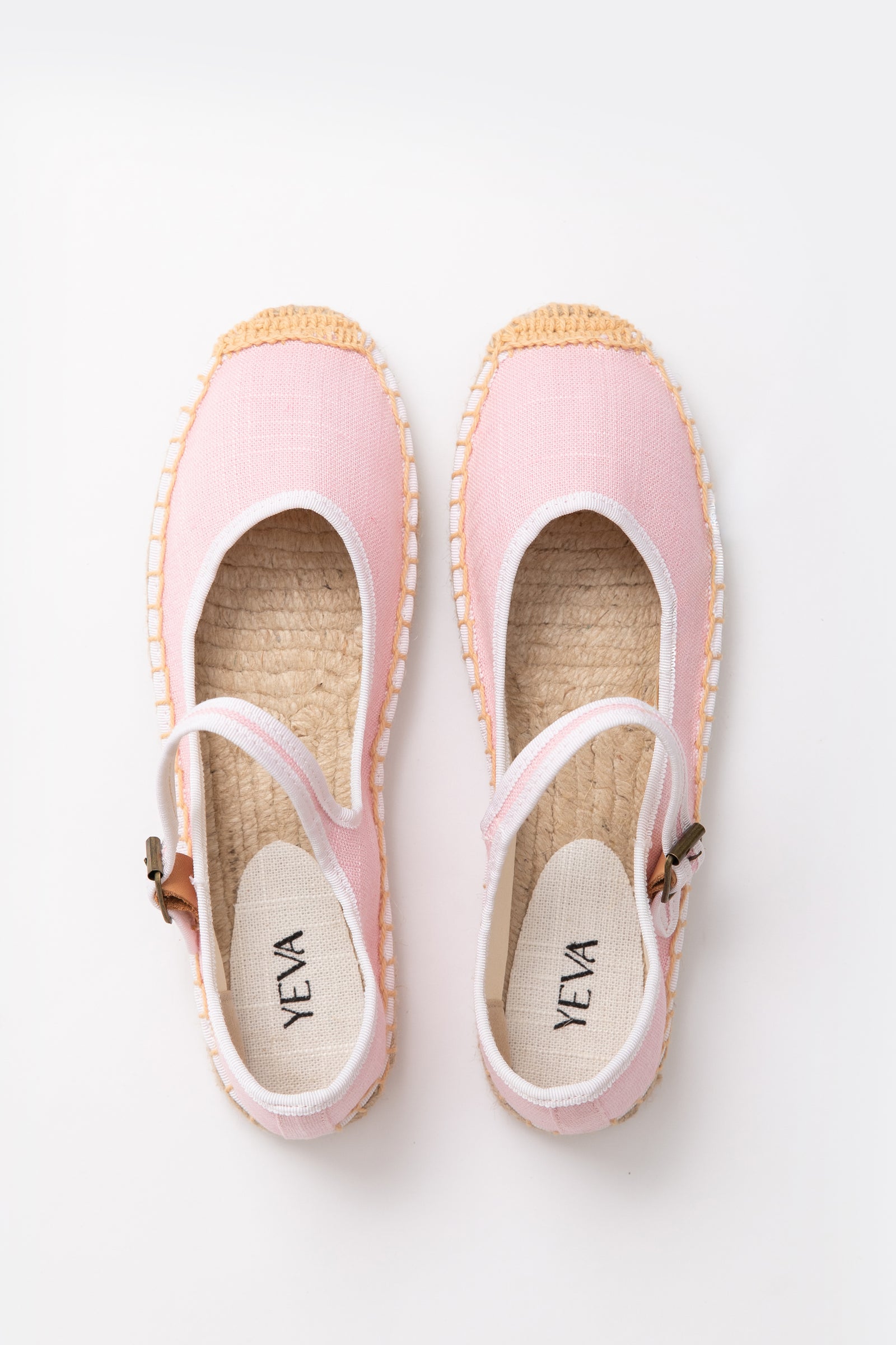 Ballerina Linen Espadrilles - Petal Pink