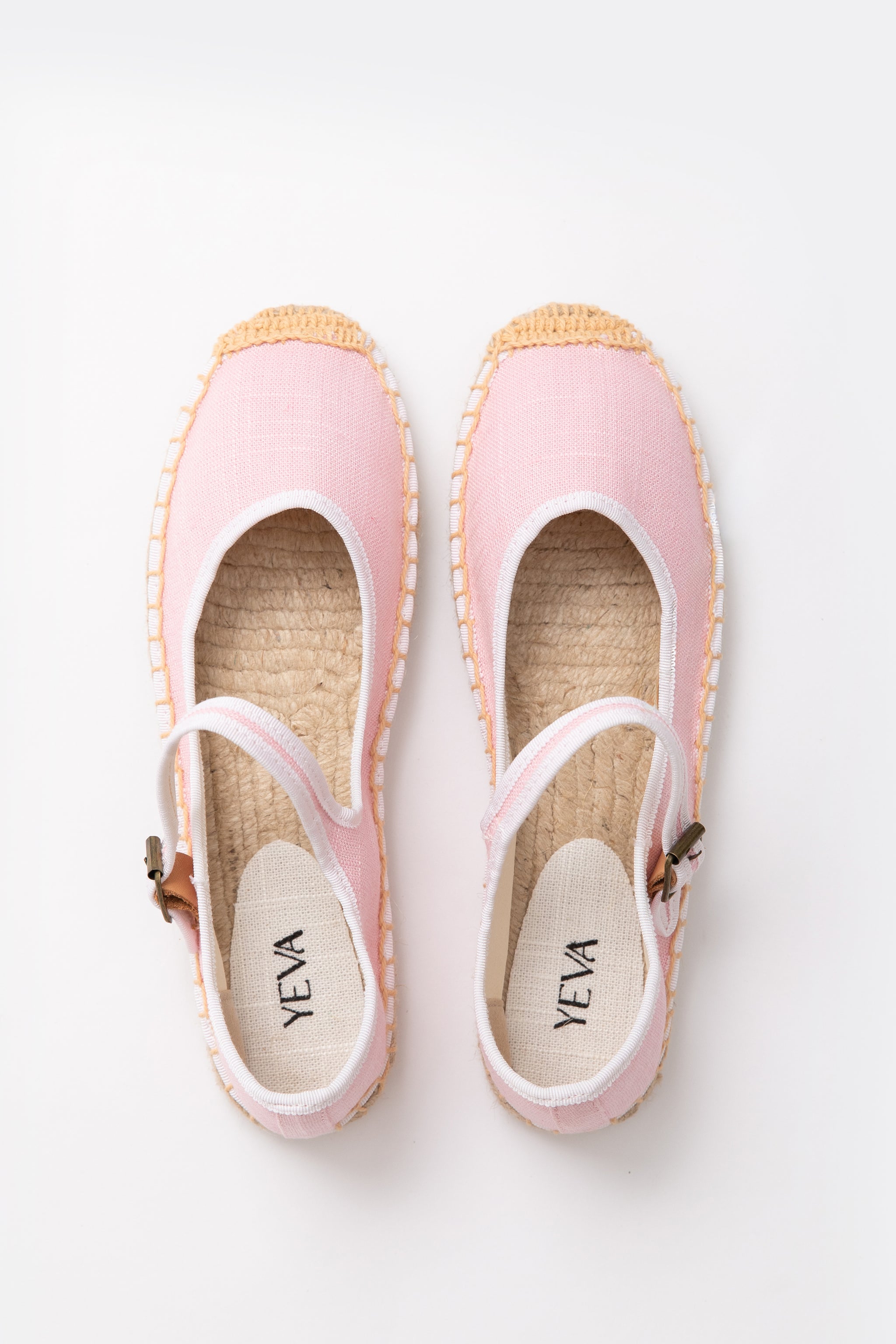 Ballerina Linen Espadrilles - Petal Pink