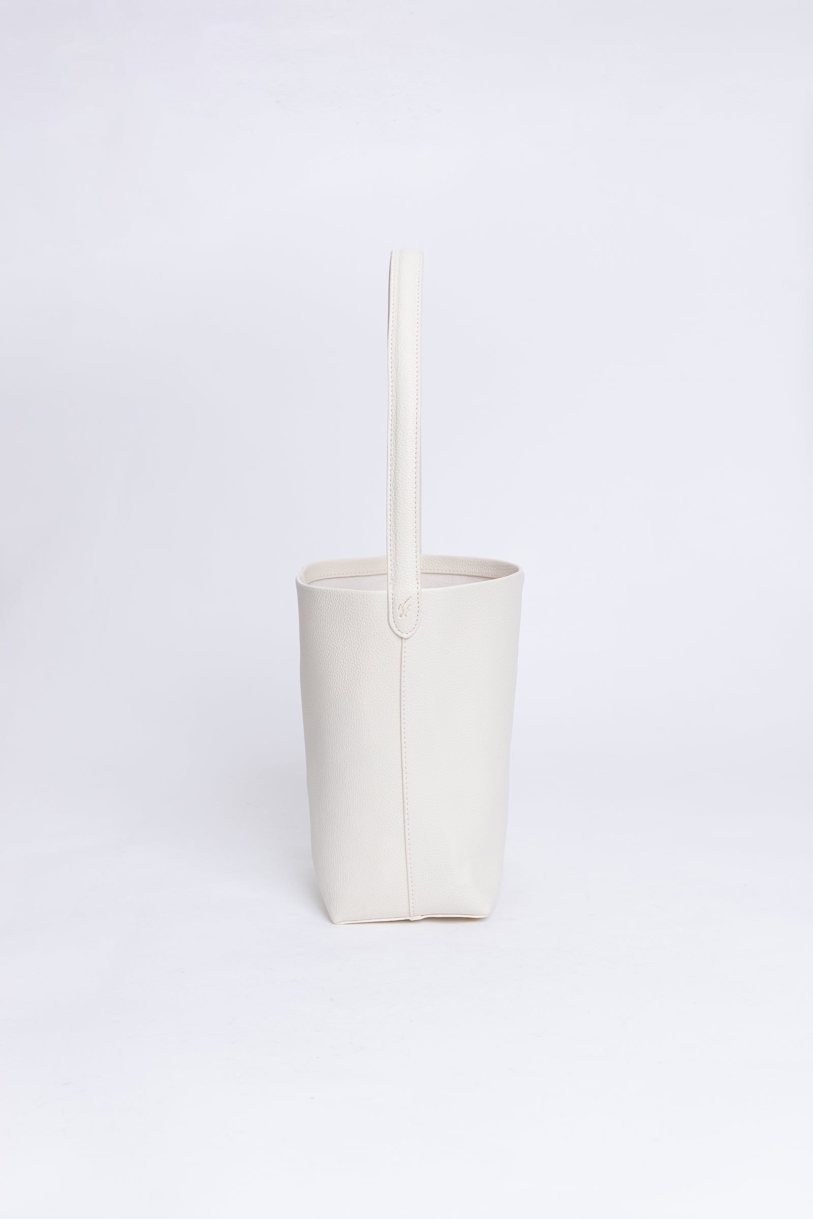 Hei Bucket Bag Leather Large - White