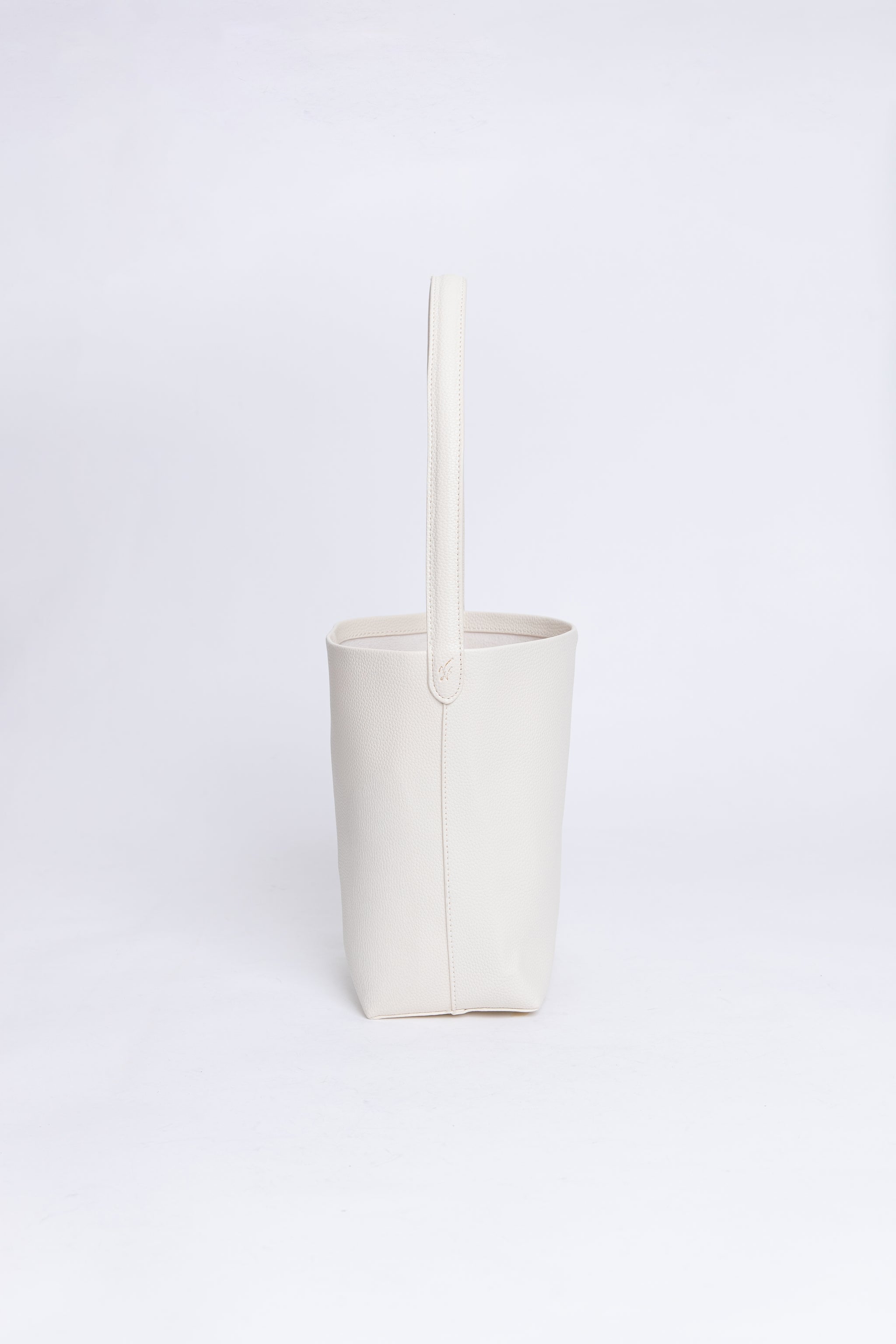 Hei Bucket Bag Leather Large - White