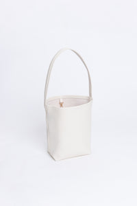 Hei Bucket Bag Leather Large - White