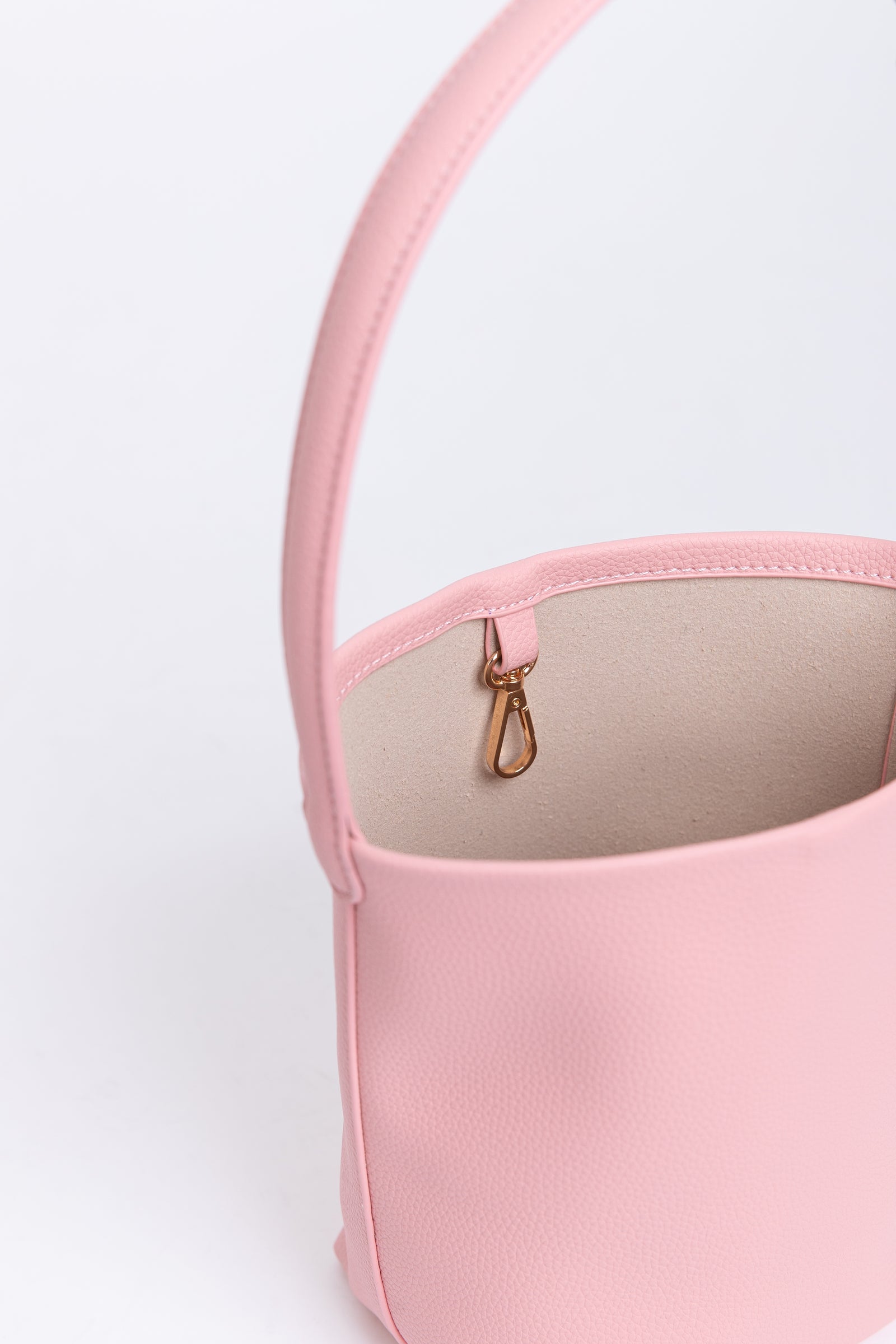 Hei Bucket Bag Leather - Blush