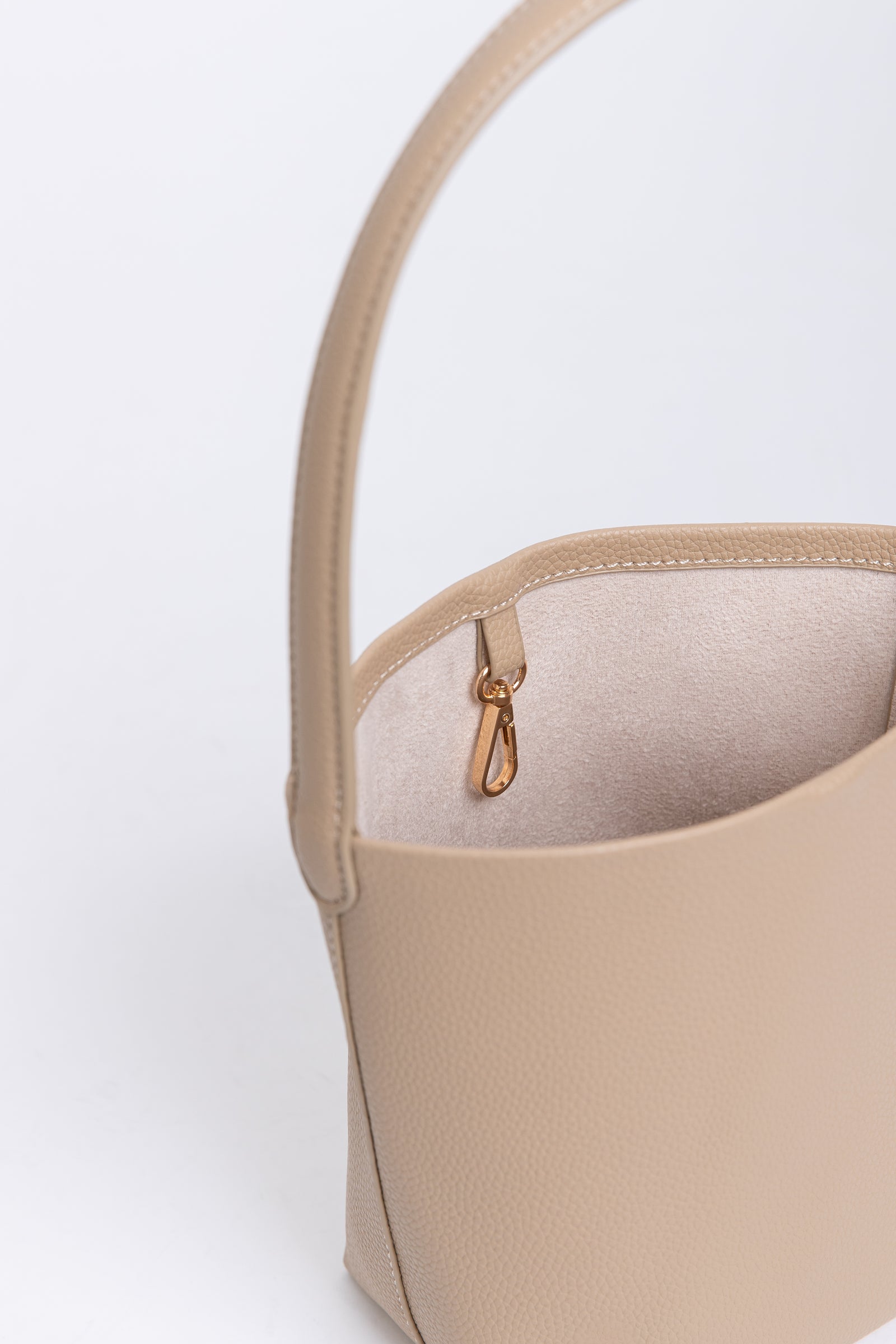 Hei Bucket Bag Leather - Mocha