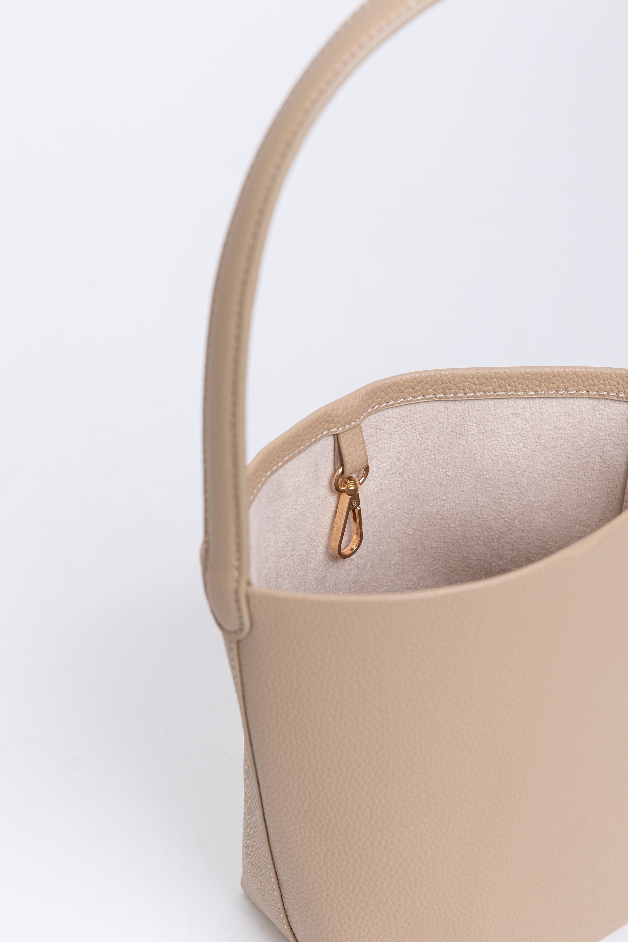 Hei Bucket Bag Leather - Mocha