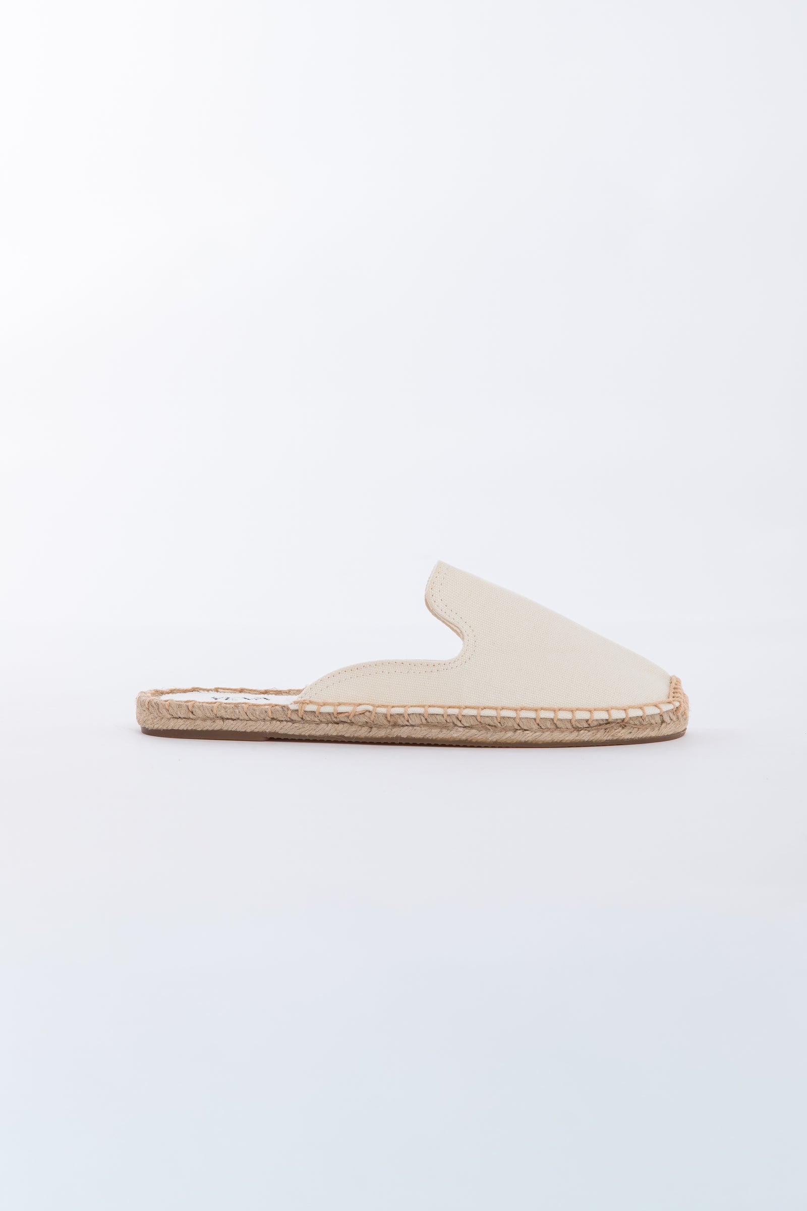 Canvas Mules Espadrilles - Off White