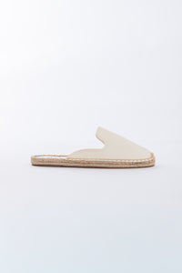 Canvas Mules Espadrilles - Off White