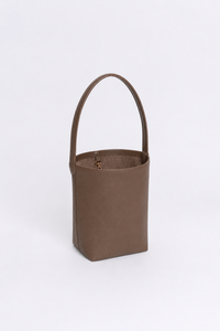 Hei Bucket Bag Leather Large - Taupe