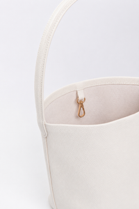 Hei Bucket Bag Leather Large - White