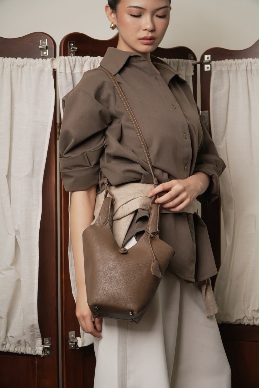 Arlo Bag Leather - Taupe