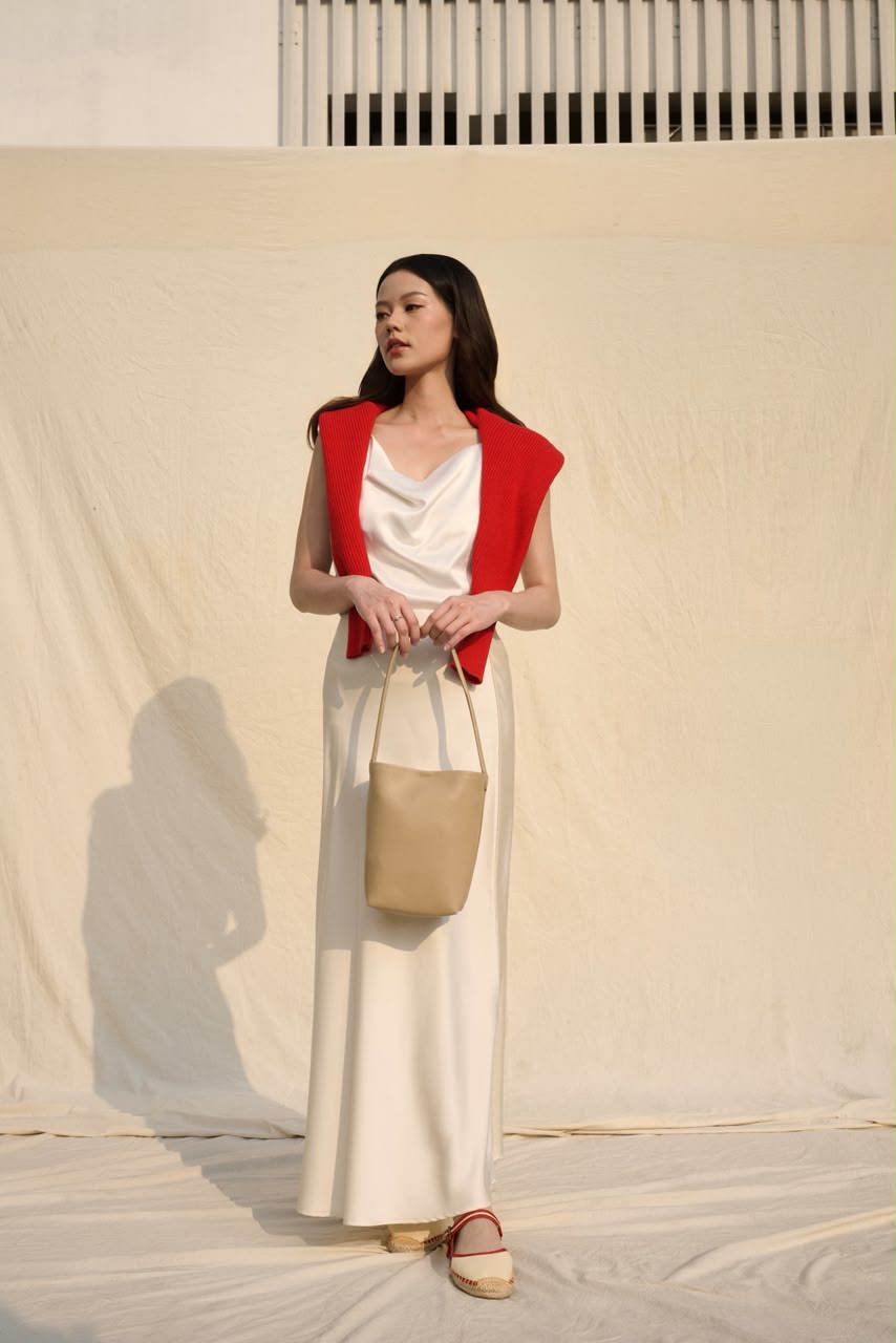 Hei Bucket Bag Leather - Mocha