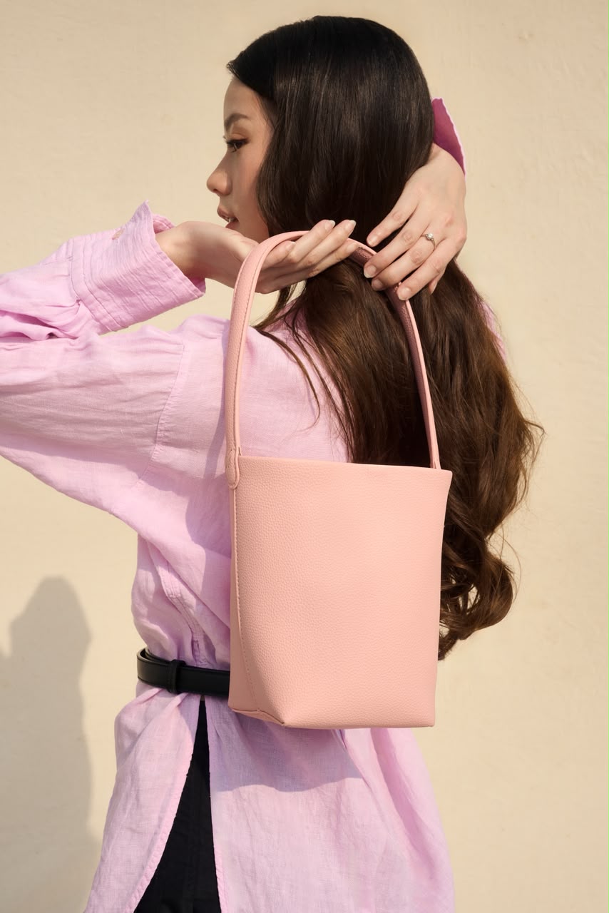 Hei Bucket Bag Leather - Blush