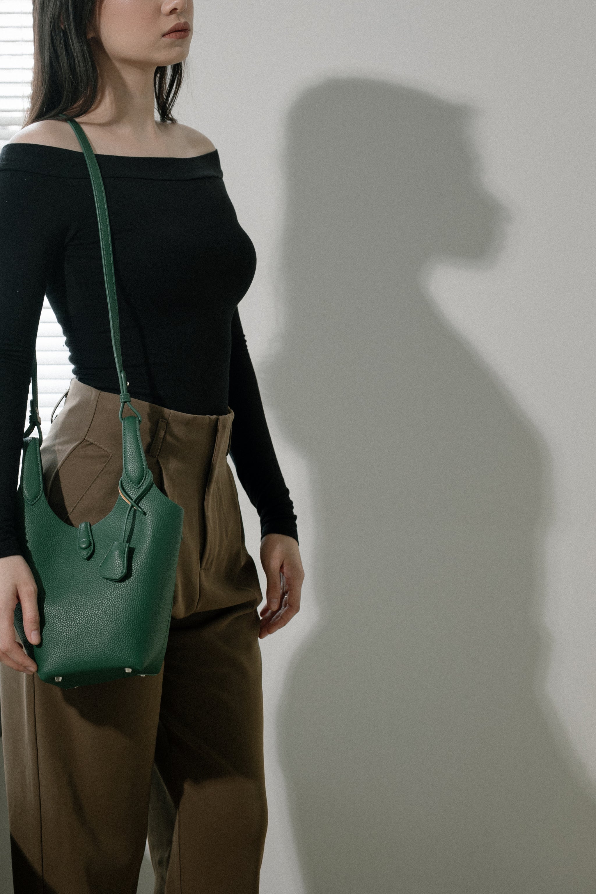 Arlo Bag Leather - Forest Green