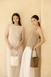 Hei Bucket Bag Leather - White