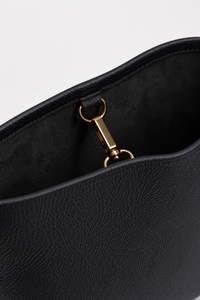 Hei Bucket Bag Leather Large - Black