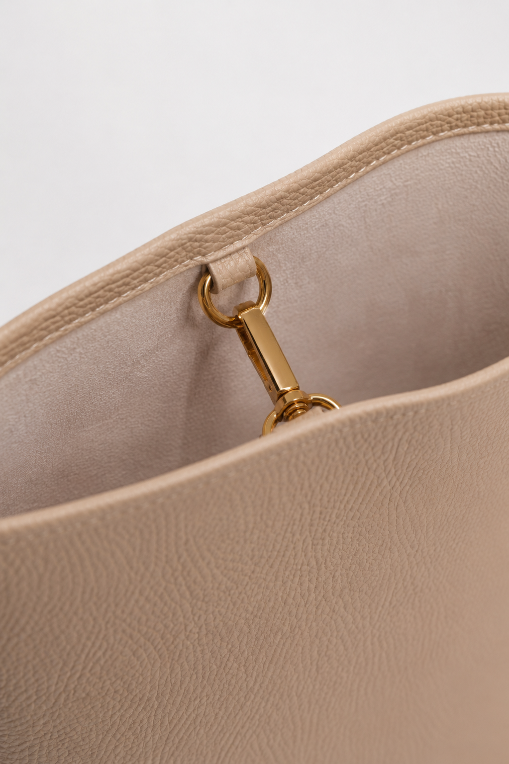 Hei Bucket Bag Leather - Mocha